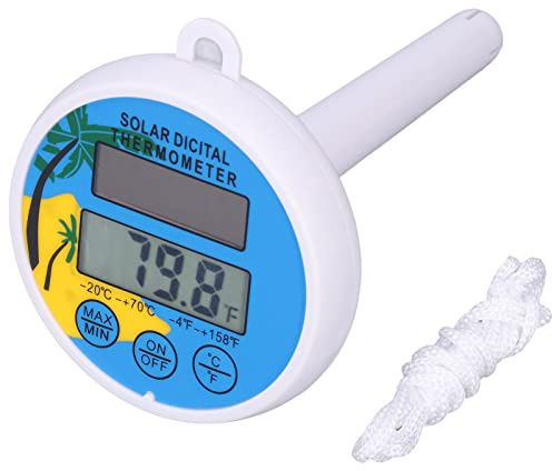 Uadme Badethermometer Digital, Kabelloses Schwimmendes Poolthermometer Leicht AblöSbares Mit Lcd Anzeige Geeignets,FüR SchwimmbäDer Teiche Am Meer Usw