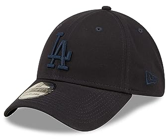 New Era Los Angeles Dodgers MLB League Essential Tonal Navy 39Thirty Stretch Cap - XS-S