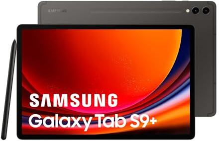 Samsung Galaxy Tab S9+ SM-X810N Qualcomm Snapdragon 256 GB 31.5 cm (12.4) 12 GB Wi-Fi 6 (802.11ax) Android 13 Graphite- SM-X810NZAAEUB