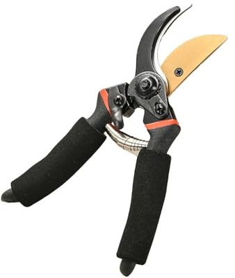 Secateurs Heavy Duty, Garden Secateurs Professional Pruning Shears with Non-Slip Handles, Secateurs & Pruning Scissors with Safety Lock for Plants, Gardening, Trimming, Garden Tool