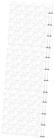 Lurrose 3juegos Recipientes para Velas con Tazas Forma De Estrella y Mechas De Resistentes Al Calor Manualidades Casa
