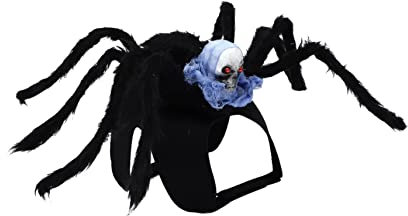 Supvox 1stück Halloween Pet Costume Für Katzen Und Hunde Spinnen-kostüm Mit Schädel-Design Lustige Tierkleidung Für Halloween Und Themenpartys