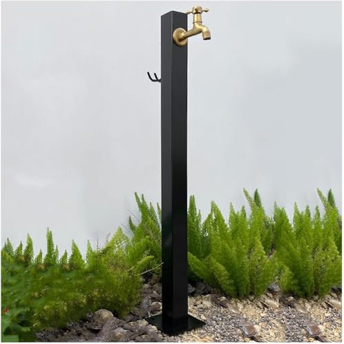 Fontana da Giardino Esterno, Colonna d'acqua per Giardino Verticale, Gancio Indipendente, Rubinetto in Metallo, Fontana con Fontana Esterna per(Brass)