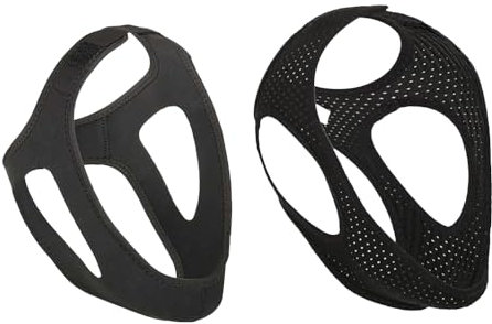 Fdeety Atmungsaktive Kinnriemen Gegen Schnarchen 2 Stück Verstellbare Anti Schnarch Bandage Komfortable Schlafhilfe Für Ruhige Nächte Schnarchreduzierer Für Männer Und Frauen