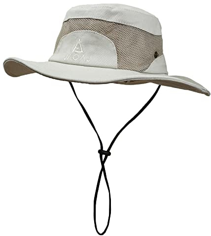Sombrero Pesca Hombre Protección UV Transpirable Plegable ala Ancha