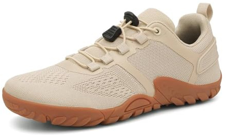 Scarpe Barefoot, Scarpe a pianta Larga, Scarpe da Corsa, Scarpe Sportive, Adatte per Fitness, Trail Running, Passeggiate, Marrone 41 EU.