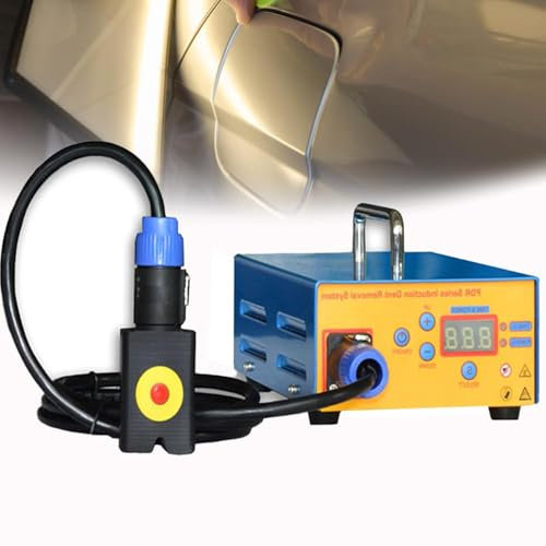 Dispositivo di riparazione portatile per ammaccature dell'auto, a induzione, 1000 W, 150 kHz, strumento di riparazione per ammaccature senza vernice, per la rimozione di ammaccature minori e profonde