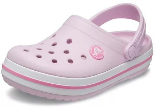 Crocs Crocband Clog T, Zoccoli Unisex - Bambini e Ragazzi, Ballerina Pink, 22/23 EU