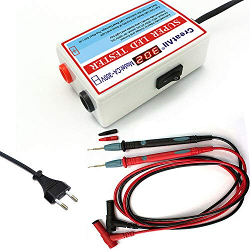 LED LCD TV Hintergrundbeleuchtung Tester, Tragbar LED Lampe und TV Backlight Tester AC110-265V Voltage Current Test LED Streifen Lampe Perlen Reparatur Testwerkzeug (300V mit Schalter)