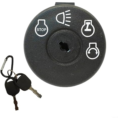 Interrupteur à clé d'allumage avec clé pour tracteur tondeuse à gazon 725-1741 925-1741 Interrupteur d'allumage avec clé