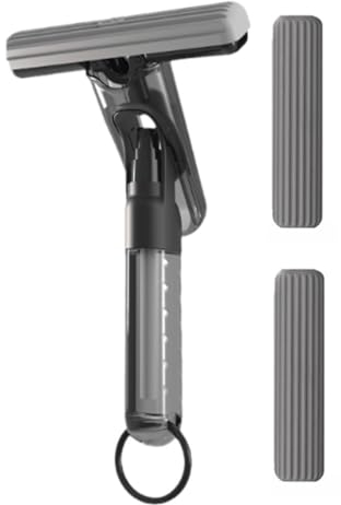 Mini trapeador en aerosol for limpieza de encimeras, mini trapeador de escritorio de limpieza semiautomática con una pequeña botella de spray, mini trapeador portátil autoexprimible for espacios peque