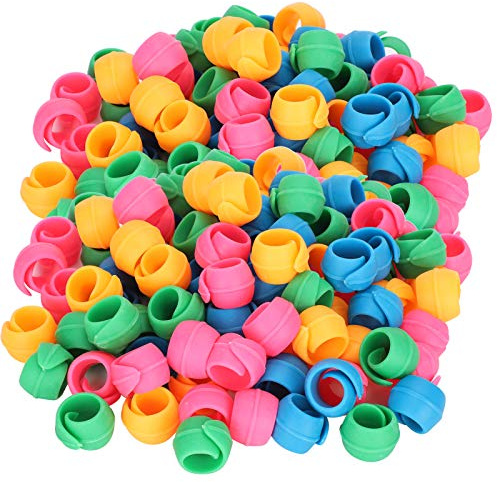 100 Stück Hochwertige Silikon-Spulenhalter-Clips und Thread Buddies-Klemmen, Näh- und Stickerei-Bastelbedarf für die Spulenorganisation