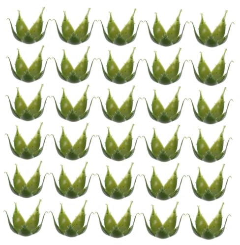 STOBOK 100stücke Kelchblätter Für Blumenstraußzubehör Künstliche Rosenkelche Blütenkelche Für DIY-projekte Bastelbedarf Dekorative Wohnaccessoires Für Heimdekoration