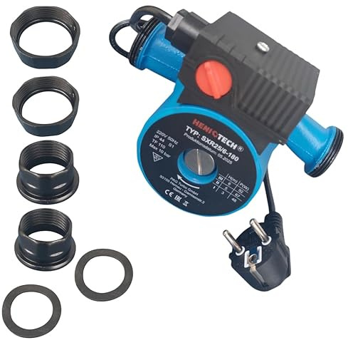 PAG Turbo GmbH® - Heizungspumpe Zirkulationspumpe SXR 25-60/180-230V mit 3-Gang Schaltung (SXR 25-60/180)