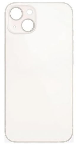 Comtrad IPhone 13 Back Glass Replacement Panel with Camera Cutouts, 6 Colours Available (Starlight White)