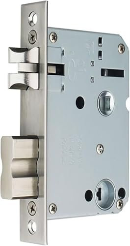 GZKDKZB Cerradura de embutir Horizontal, Cerradura de Puerta de embutir, cerraduras de embutir, Cerradura de Seguridad de embutir, Cuerpo de Cerradura de embutir de 50 x 50, Apta para cerr