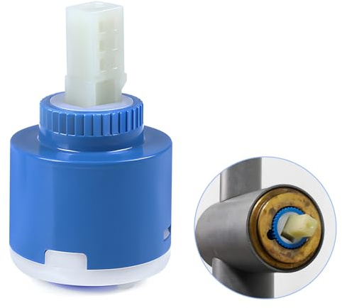 Kartusche Wasserhahn für Blanco Linus S - Ø 35mm Wasserhahn Kartusche für Blanco Küchenarmatur 121894, Keramik Ersatzkartusche für Spüle Zubehör, Küchenarmatur Ersatzteile für Mischbatterie Langlebige