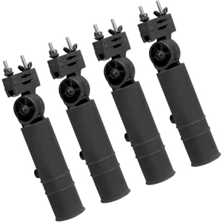 VINTORKY 4pcs Adjustable Golf Trolley Umbrella Holder Durable Cart Umbrella Support for Easy Installation Versatile Use with Golf Bags Strollers Wheelchairs More