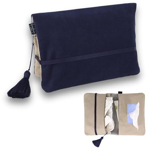 Karolini® Windeltasche Organizer für unterwegs – kompakte Wickeltasche klein aus Cord (Bio Baumwolle GOTS), für Handtasche & Kinderwagen, mit Feuchttuchfach