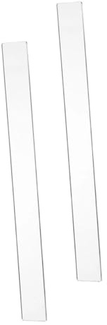 VERDANVERSE Regla Acrílica para Hornear y Niveladora de Masa, Accesorios para Medir Grosor Resistente y Duradero para Repostería en Cocina