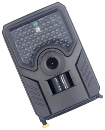 TOYANDONA Telecamera da Caccia per Ricognizione Fauna Selvatica 12 Megapixel 1080P Visione Notturna a Infrarossi 49 LED Ir Sensore Pir 120° Ip56 per Uso Outdoor
