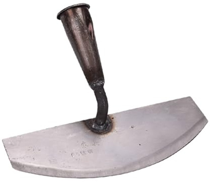 UKCOCO Houe à Main de Jardinage en Acier Inoxydable, Outil Manuel sans Manche, Bêche à Main Polyvalente pour Désherbage, Creusage et Plantation, 1 Pièce, Outil de Creusage Robuste
