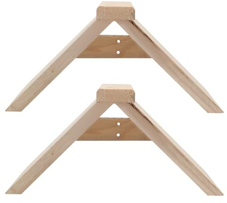 Holibanna 2pcs Wooden Pigeon Perch Elevated Stand for Pet Birds Providing a Safe and Comfortable Place to Rest, Sturdy Dove Rest Stand Suitable for Outdoor and Indoor Use