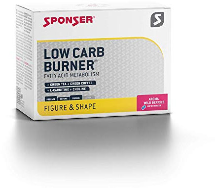 Sponser Low Carb Meal Replacement Diätprodukt Schwarz Metall Modern