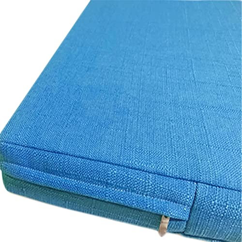 MOTT Abnehmbar Bankauflage mit Reißverschluss,Atmungsaktiv Sitzkissen 3cm Dicke Bankkissen für Innenbereich,Bankkissen Sitzauflage Terrasse/Esszimmer Gartenbankkissen,Waschbar