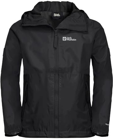 Jack Wolfskin RAINY DAYS JACKET K, 140, Schwarz
