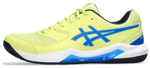 ASICS Herren Gel-Dedicate 8 Padel Sneaker, Glow Yellow/Illusion Blue, 44.5 EU