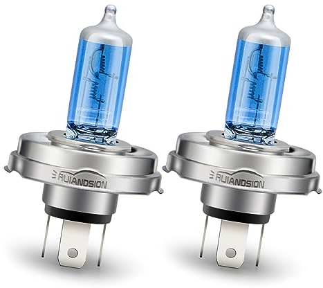 Ruiandsion P45T Halogenlampe 24V 100W/90W 24 Volt Weiß Fern-/Abblendlicht Auto Motorrad Scheinwerfer, Packung mit 2 Stück