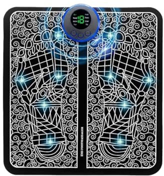 Masajeador De Pies Eléctrico Klack Electromagnético, Masajeando Los Puntos De Acupuntura, Almohadilla Eléctrica para Masaje de Pies para Aliviar el Dolor y la Circulación Sanguínea