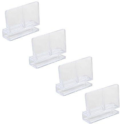 Acryl-Clip für Aquarien, Glasabdeckungs-Clips, transparent, Halterung für 6 mm dicke Wand, einfach zu installieren, Acrylglas-Clip, Acryl-Deckel-Clips, Aquarium-Glasabdeckungsclip, Acrylglas-Clip
