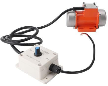 Concrete Vibrator, DC 12V Vibration Motor, Brushless Electric Vibrating Motor with Adjustable Speed, Aluminum Alloy Motor for Shaker Table, Vibration Feeders, Vibration Screens