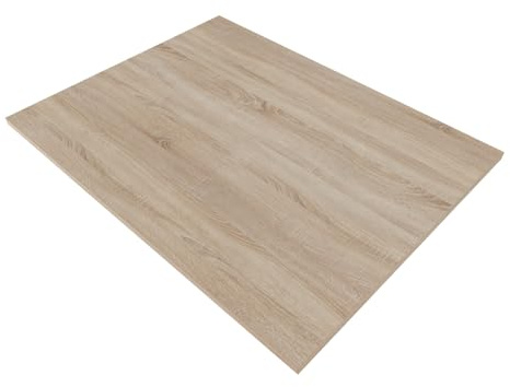 AKKE Plateau De Table pour Table À Manger Cuisine Ou Bureau Rectangulaire Planche De Meuble Sonoma 120x60 cm