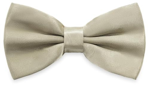 AUSUAYA Fliegen Für Herren, Herren Elegante Fliege Einfarbige Mit Haken und Längenverstellbar Für Formaler Smoking DE-MBT3