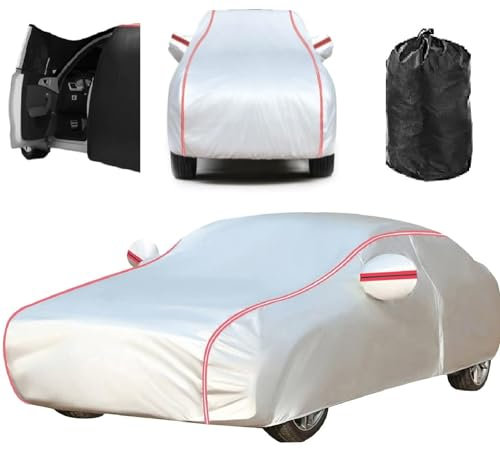 TMXM Autoabdeckung Vollgarage für VW Polo 6(2017 -),Autoabdeckung Outdoor, Autoplane Wasserdicht, Auto Abdeckplane Atmungsaktiv,B-RS