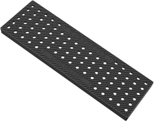 BTOIASYHF Drainage Channel Floor Drain Grid with Hole, Rectangular Drainage Grille for Concrete/Channel/Digging, Garden Drain Kit for Yard for Driveway/Curbsideway