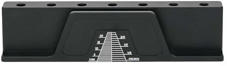 Set organizer per punte – Portautensili in alluminio con attrazione magnetica – fresa fresa, alesatore, chiave per trapano, organizer per punte da trapano