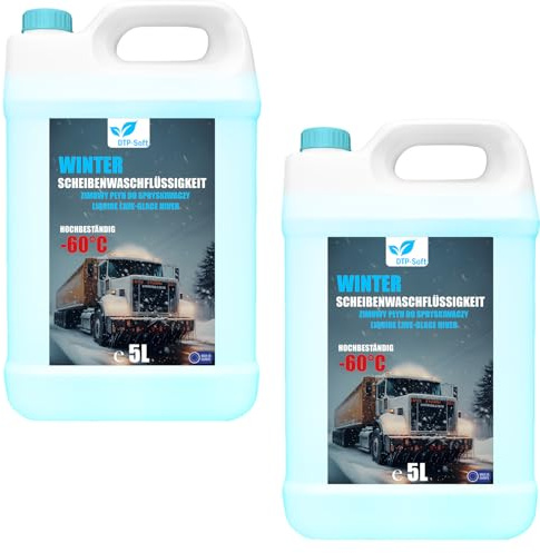Scheibenfrostschutz 10 Liter -60 Grad | Frostschutz Konzentrat für die Auto Scheibenwaschanlage | Frostschutz Konzentrat 2x 5L