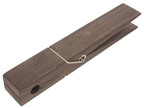 BUGUUYO Porte-Serviettes Géant en Bois avec Pince À Linge Adhésif Puissant pour Décoration De Salle De Bain
