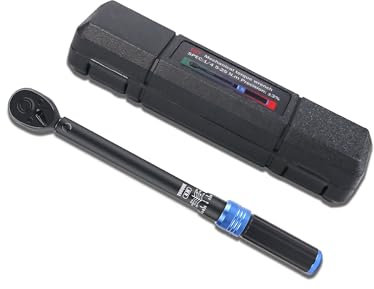 HARDZTOOL Llave Dinamométrica 1/4, Dinamometrica 5-25 Nm, ± 3% Precisión de Error, 72 Dientes de Par de Torsión con Caja de Almacenamiento, Chave Dinamométrica Torque Wrench ideal para Bici