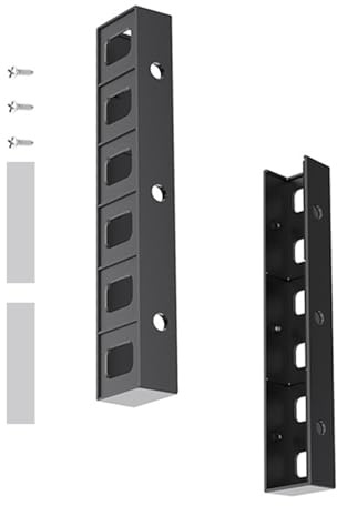 MALSSE Vertical Laptop Storage Stand With AntiScratch Pad Secure Under Desk Mounting For Office And Home Use Space Efficient Space Saving Laptop Holder