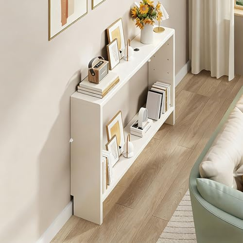 yurstcggh Konsolentisch Schmal Flurtisch,Beistelltisch Schmal Holz,Schmaler Sofatisch,100cm Flurtisch mit 2 Ablagen für Wohnzimmer/Schlafzimmer/Eingangsbereich/hinter Türen