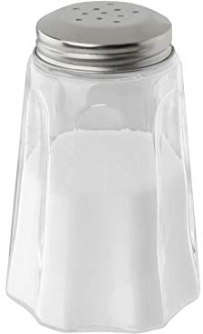 FMProfessional Salero cocina - Salero y azucarero - Salero cocina con tapa - salero y azucarero cocina - salero y pimentero - salero con tapa - 280 ml - 7,3x7,3x12 cm - 1 ud