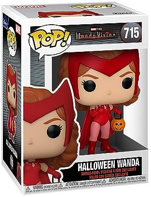 Funko Pop! Marvel: WandaVision - Scarlet Witch - Halloween Wanda Maximoff - Vinyl-Sammelfigur - Geschenkidee - Offizielle Handelswaren - Spielzeug Für Kinder und Erwachsene - TV Fans