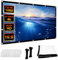 DASIAUTOEM Tela Proiettore 100 Pollici, 16:9 HD 4K, Schermo di proiezione pieghevole, Schermo portatile per casa, scuola, riunioni, home theater