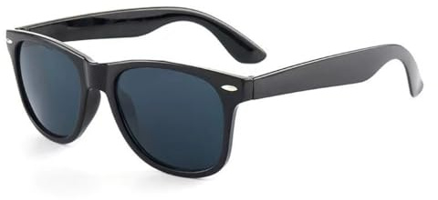 Fc'Noqgn Polarisierte Sonnenbrillen für Kleinkinder - UV-Schutz für Jungen, Mädchen und Babys - Klassisch, Unisex, Schwarz