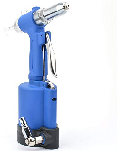 POOIQX Herramienta del Remache de Acero Inoxidable neumático, Herramienta de Mano Grado Industrial neumática Máquina de remachar,Larga Vida úTil